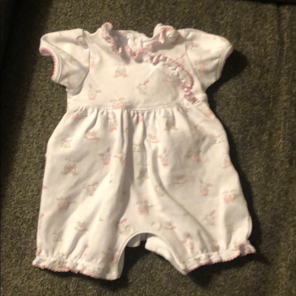 Kissy kissy girls romper